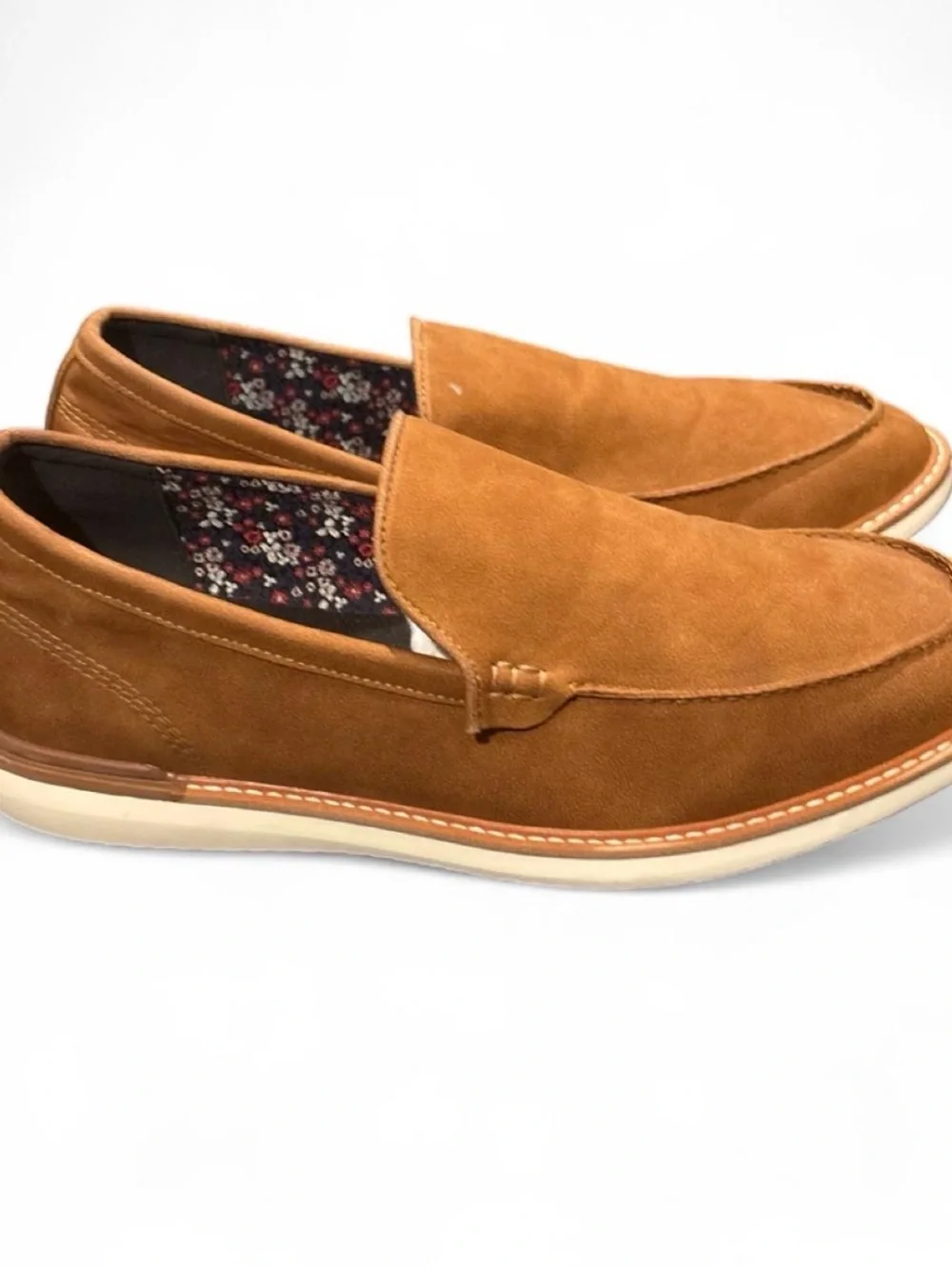 Men's Tan Slip-On Slingback Loafers - Casual Comfort